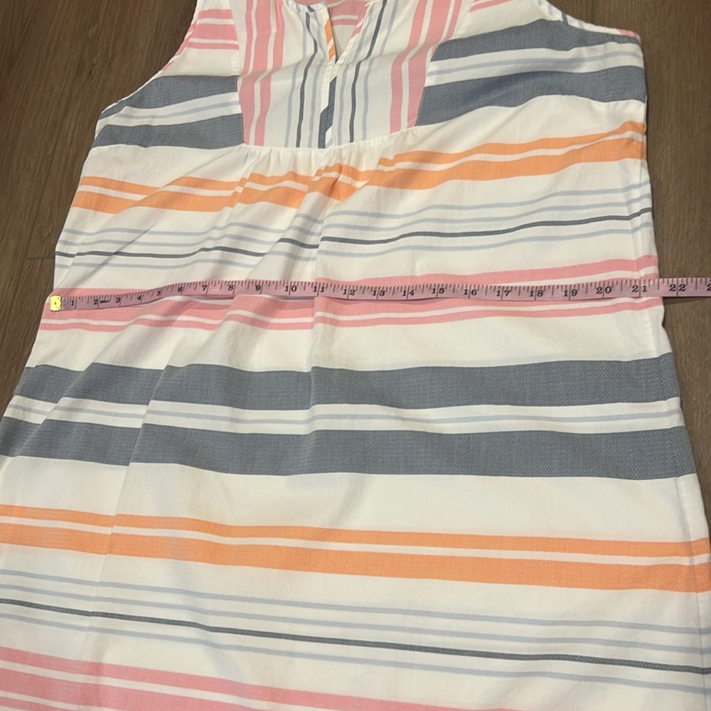 Tommy Bahama Blue and Pink Striped Dress - Picture 5 of 13